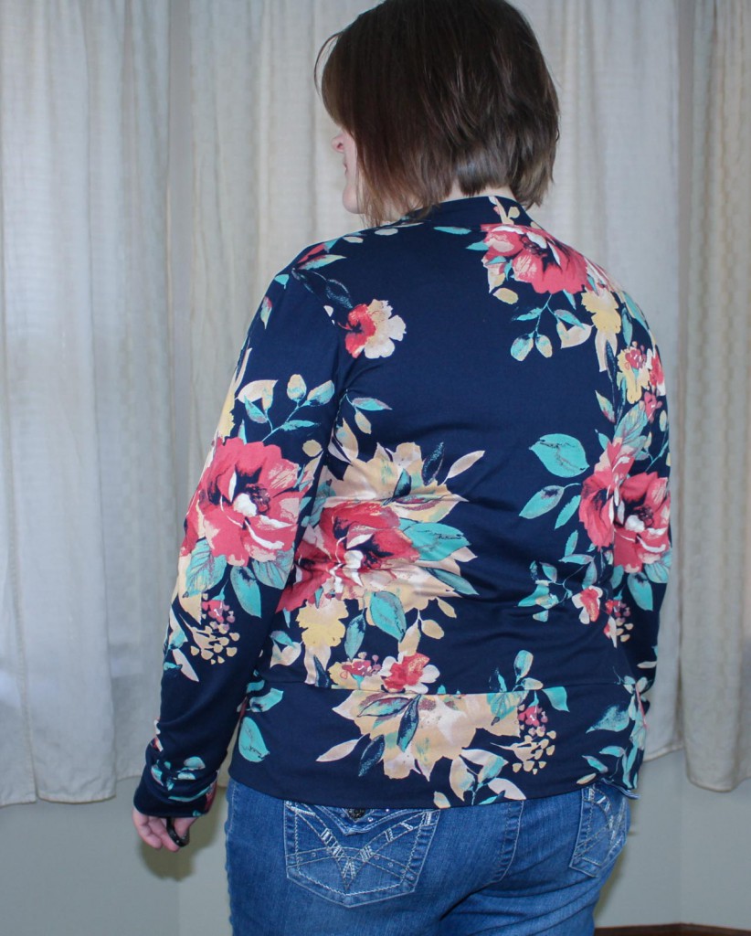 BlackWood Cardigan by Helen's Closet - Back View